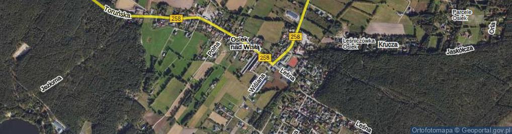 Zdjęcie satelitarne Pod Papugami ul.